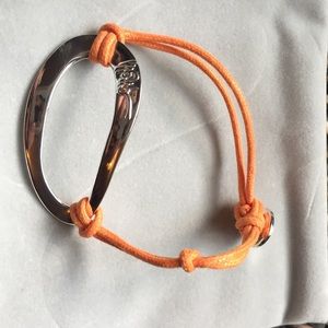 Ippolita sterling silver and orange cord b…